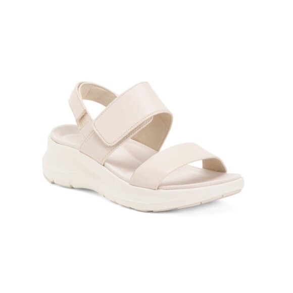 ROCKPORT Ivory Leather Comfort Sport Sandals - Picture 1 of 2